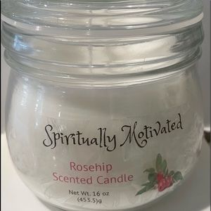 Rosehip Aromatherapy 16oz Round Candle